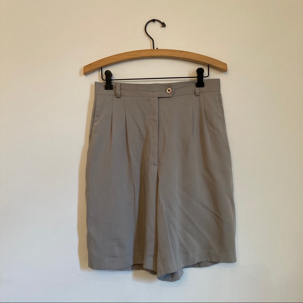 Vintage Made in Canada Dove Gray Bermuda Shorts